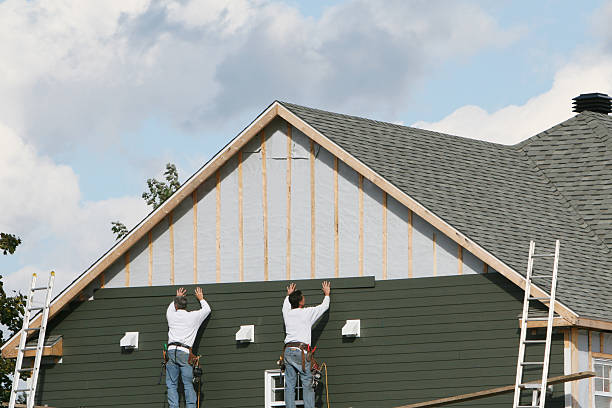 Professional Siding Inspection technician working in Rector, PA